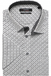 LeonardobyJupiterOverhemdKortemouwgrijs