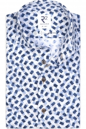 R2AmsterdamJerseyshirtblauwBedrukt