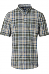 RedmondCasualOverhemdKortemouwbeige