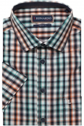 LeonardobyJupiterCasualOverhemdKortemouworanje