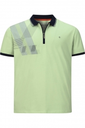 CharlesColbyPoloshirtKortemouwlichtgroen