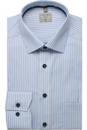 MarvelisOverhemdblauwGestreept