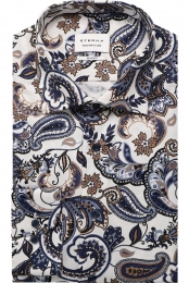 ETERNAOverhemdblauwBedrukt