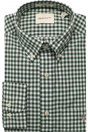 GANTOverhemdgroenRuit