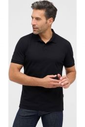 ETERNAPoloshirtKortemouwzwart