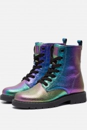 KiplingErona1VeterbootsblauwImitatieleer