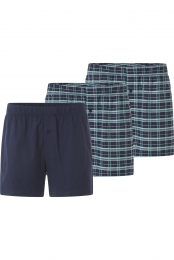 BABISTABoxershortsdonkerblauwRuit