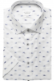 ETERNAOverhemdKortemouwblauw