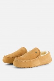 WarmbatPantoffelscognacSuede