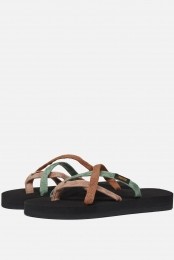 TevaOlowahuSlippersbruinTextiel