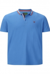 CharlesColbyPoloshirtKortemouwblauw