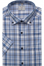 MarvelisOverhemdKortemouwblauw