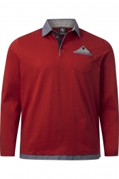 CharlesColbyPoloshirtlangemouwroodEffen