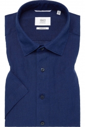 ETERNA1863LinnenOverhemdblauwEffen