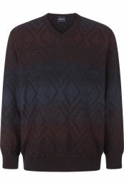 BABISTATruiV-halsdonkerroodMotief