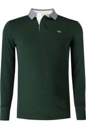 GANTPoloshirtlangemouwgroenEffen
