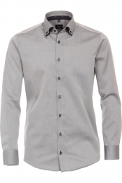 VentiOverhemdzilverFaux-uni