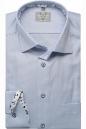 MarvelisOverhemdblauwFaux-uni