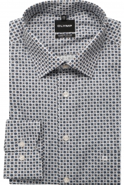 OLYMPLuxorOverhemdmarineBedrukt