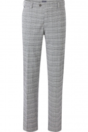 BABISTABroekmetplattevoorkantgrijsRuit