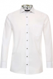 CasaModaOverhemdwitFaux-uni