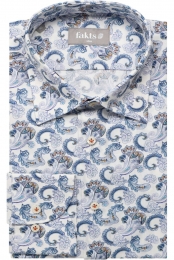 faktsBusyOverhemdblauwPaisley