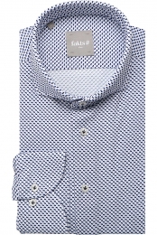 faktsLeisureOverhemdblauwwitMotief