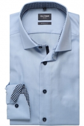OLYMPLuxorOverhemdblauw