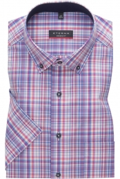 ETERNAOverhemdKortemouwLila-paars