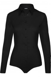 SeidenstickerDamesOverhemdzwartEffen