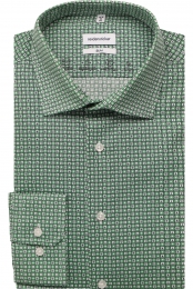 SeidenstickerOverhemdgroenBedrukt