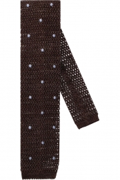 OLYMPSIGNATUREDunnestropdasblauwbruinStippen