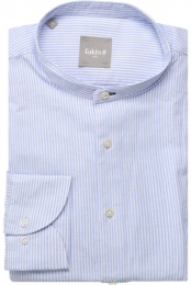 faktsLeisureOverhemdlichtblauwGestreept