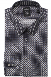 vanLaackMeisterwerkOverhemdkoningsblauwMotief