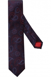 OLYMPStropdasblauwroodMotief