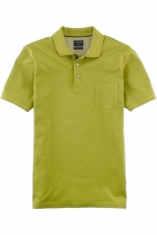 OLYMPKlassikPoloshirtKortemouwgeel