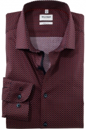 OLYMPLevelFiveOverhemdroodBedrukt