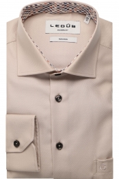 LedbOverhemdbeigeGestructureerd