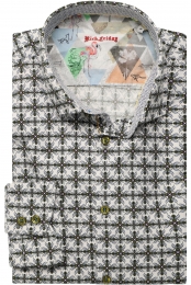 RichFridaybyJupiterOverhemdgroenMotief