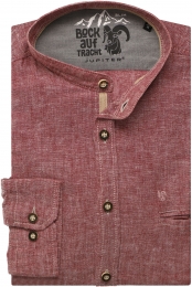 JupiterTraditioneeloverhemddonkerroodEffen