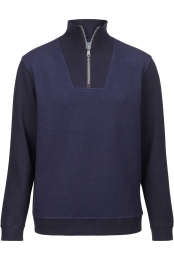 OLYMPCasualHalf-ZipSweatermarineEffen