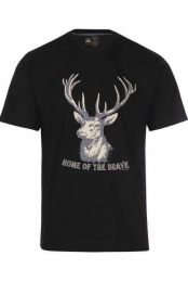 TRIGEMAT-ShirtrondehalszwartBedrukt