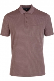 RAGMANSoftKnitPoloshirtKortemouwlichtrood