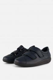 EccoSoft2SneakersdonkerblauwLeer