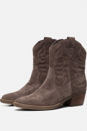 CelliniCowboylaarzentaupeSuede