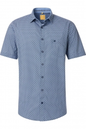 RedmondCasualOverhemdKortemouwblauw