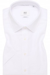 ETERNA1863LinnenOverhemdwitEffen