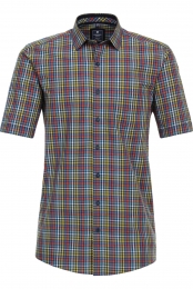 RedmondCasualOverhemdKortemouwblauw