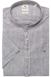 PureCasualLinnenOverhemdgrijsEffen