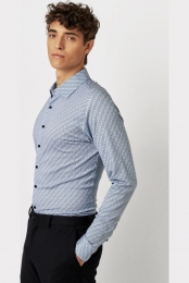 DesotoJerseyshirtblauwMotief